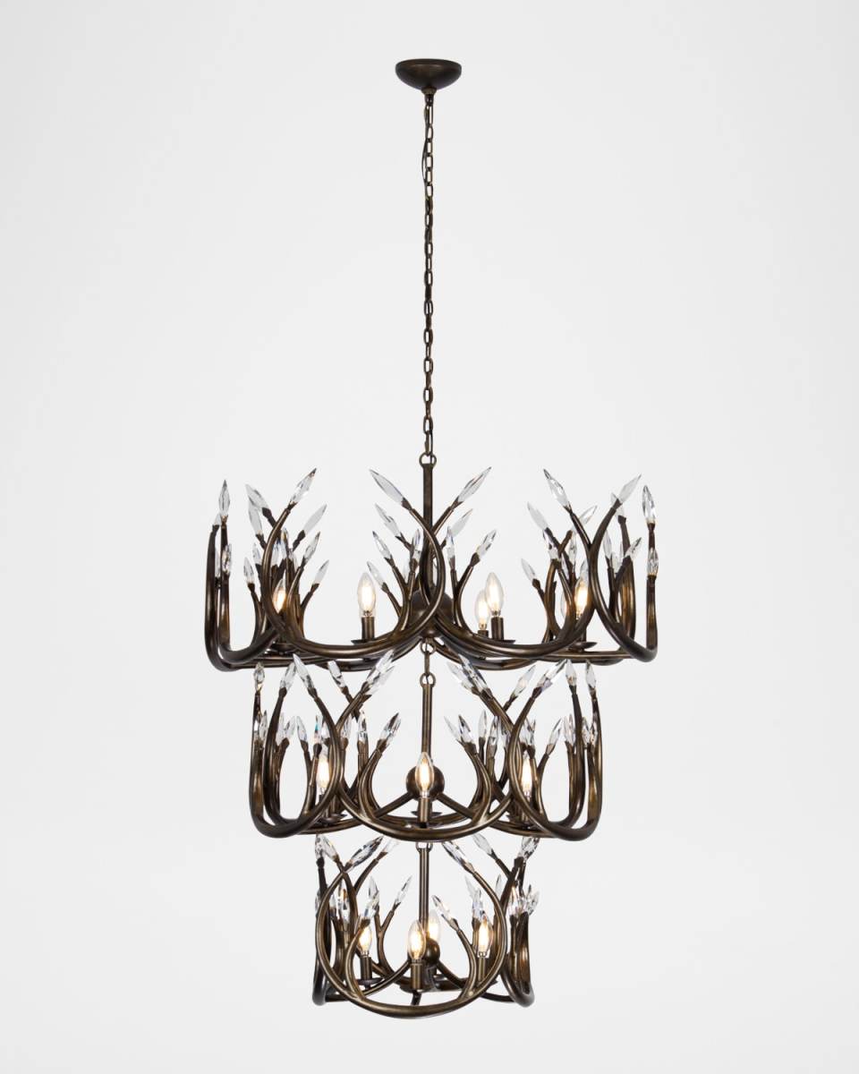 Chalet 41" 18-Light Chandelier
